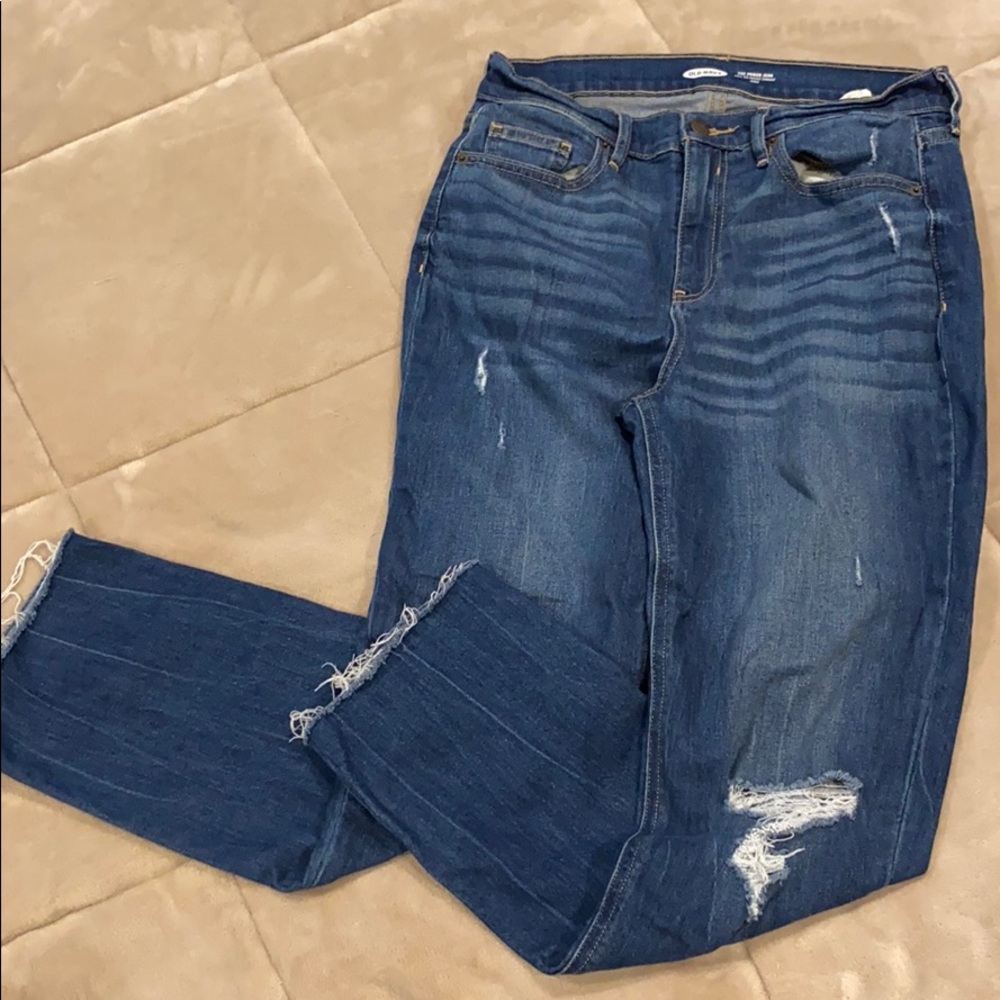 Old navy power jean straight ankle